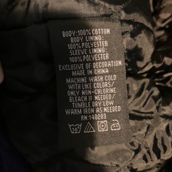 Cold Culture dark blue corduroy lined jacket w/Sherpa collar size XL - Picture 9 of 9